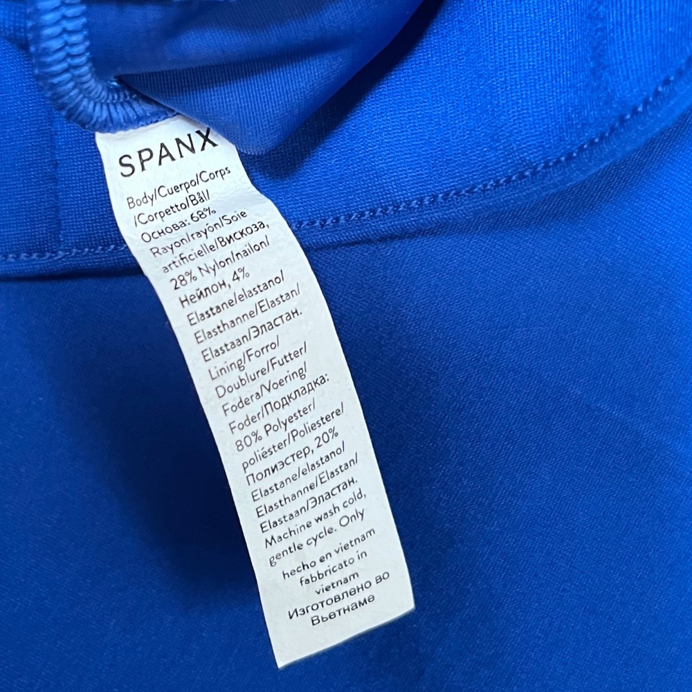 SPANX Royal Blue Boot Cut Pants - Picture 5 of 8